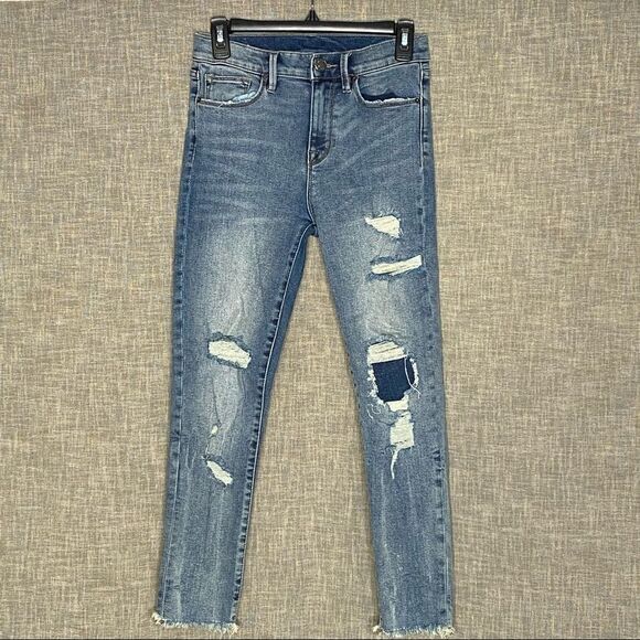 BDG Crop Twig High Rise Jeans W26 Distressed - Picture 1 of 8